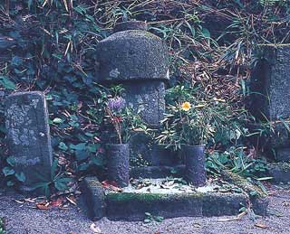 流人の墓_新島1